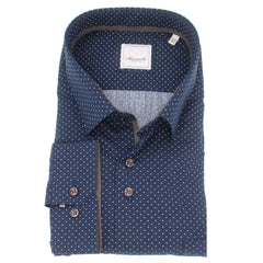 Marnelli Navy Spotted Shirt Navy