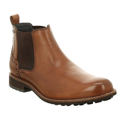Josef Seibel Cognac Chelsea Boot Brown