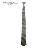 Hunter & Oak X-Long Black & Grey Pattern Black