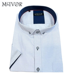 Mc Ivor Agata Blue & White Dotted Shirt Blue