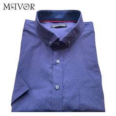 Mc Ivor Aodhan Red & Navy Stripe Shirt Navy