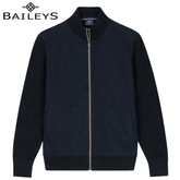 Baileys Heavyweight Full Zip Navy Sweat Navy