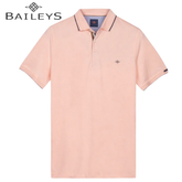 Baileys Classic Tipped Collar Pink Polo Pink