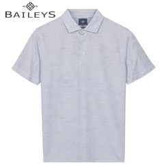 Baileys Small Stripe Polo Blue