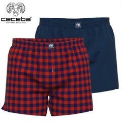 Ceceba 2-Pack Woven Trunks Red