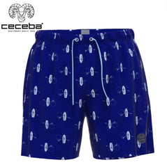 Ceceba Boat Print Blue Swim Shorts Blue
