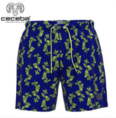 Ceceba Floral Print Blue Swim Shorts Blue