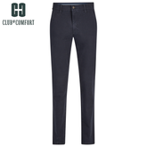 Club Of Comfort Garvey Stretch Chinos Navy