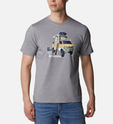Columbia Sun Trek Graphic Logo Grey Tee Grey