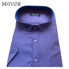 Mc Ivor Daire Cerise Check Shirt Navy