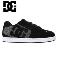 D.C. Net-Low-Cut Black & Grey Shoes Black