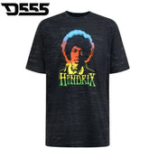 Duke Jimi Hendrix Official Print T-Shirt Black