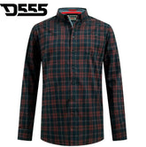 Duke Horsham Burgundy Check Shirt Wine