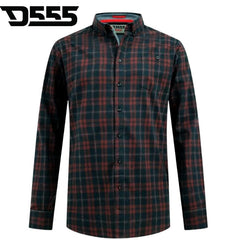Duke Horsham Burgundy Check Shirt Wine