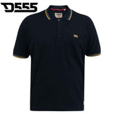 Duke X-Tall Hamford Navy Tipped Polo Navy