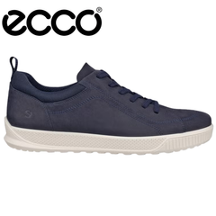 Ecco Byway Nubuck Navy Lace Shoe Navy