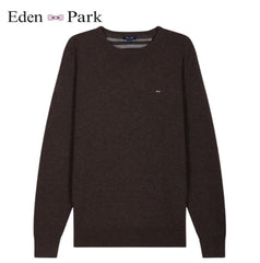 Eden Park Fudge Brown Round Neck Sweater Brown