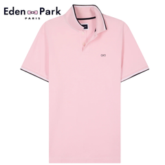 Eden Park Decal Pink Polo Pink