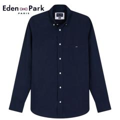 Eden Park Oxford Dobby Navy Shirt Navy
