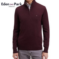 Eden Park Edinburgh Wine 1/4 Zip Knit Wine
