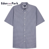 Eden Park Zodiac Gingham Check Shirt Navy