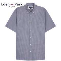 Eden Park Zodiac Gingham Check Shirt Navy