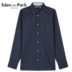 Eden Park Microprint Navy Shirt Navy