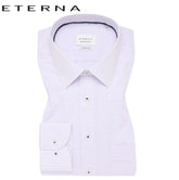 Eterna Lavender Check Shirt Purple