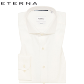 Eterna Off White Opaque Cover Shirt Beige