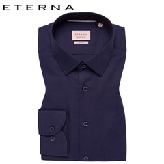 Eterna Dark Purple Formal Shirt Purple