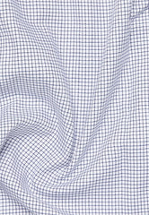 Eterna Navy Small Check Shirt Navy