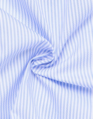 Eterna Classic Blue Stripe Shirt Blue