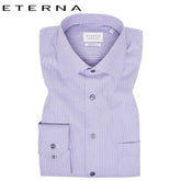 Eterna Purple Stitch Detail Shirt Purple