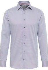 Eterna Red And Blue Patterned Shirt Red
