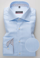 Eterna Sky Blue Twill With Trim Blue