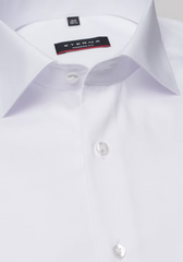Eterna X-Tall Twill White Shirt White