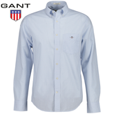 Gant Poplin Gingham Check Light Blue Blue