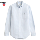 Gant Oxford Stripe Blue Casual Shirt Blue