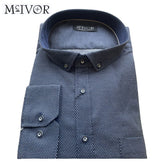 Mc Ivor Hugh Navy Stitch Shirt Navy