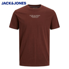 Jack & Jones Archie Bitter Choc Tee Brown