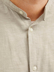 Jack & Jones Breeze Linen Blend Shirt Beige