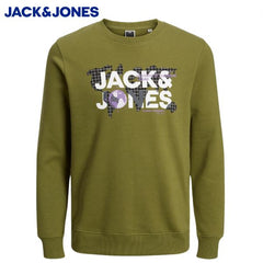 Jack & Jones Dust Olive Crew Neck Sweat Green