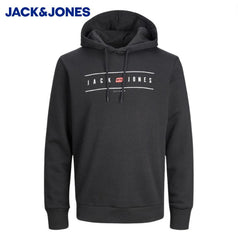 Jack & Jones Elliot Logo Black Hoodie Black