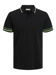 Jack & Jones Globus Black Polo Shirt Black
