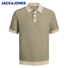Jack & Jones Kingsley Knitted Olive Polo Green