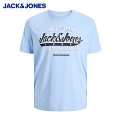 Jack & Jones E-Logo Chambray T-Shirt Blue