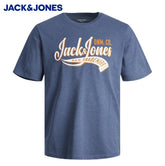 Jack & Jones Logo Ensign Blue T-Shirt Blue