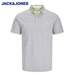 Jack & Jones Paulos Grey Melange Polo Grey