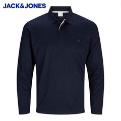 Jack & Jones Rodney Long Sleeve Polo Navy