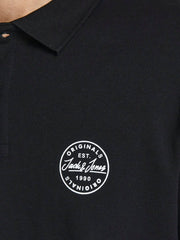 Jack & Jones Shark Black Polo Shirt Black